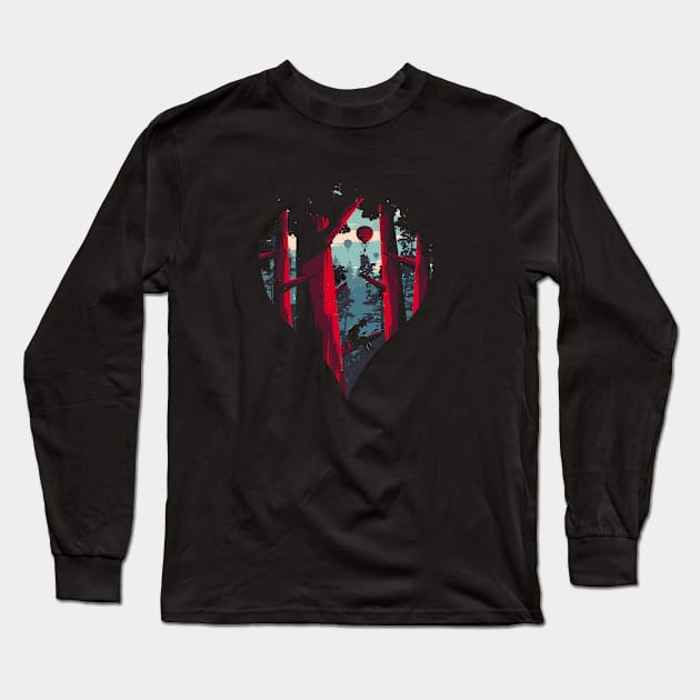 Some Red Trees Long Sleeve T-Shirt by robsonborges